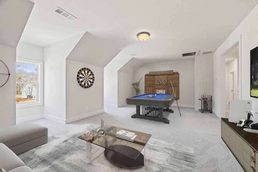 Furnished interior view inside a new home in , Hartwell (Image 29).