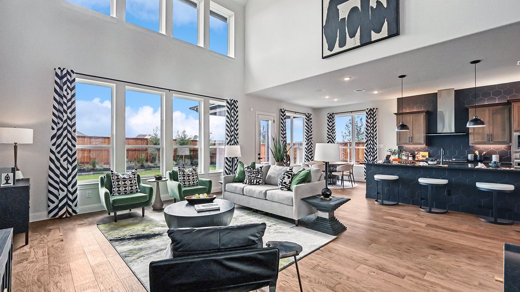 Representative furnished interior of a home built from the Cornell by DRB Homes in Lakeshore Bluffs, Shady Shores (Image 7). Representative furnished interior of a home built from the Cornell by DRB Homes in Lakeshore Bluffs, Shady Shores (Image 7).