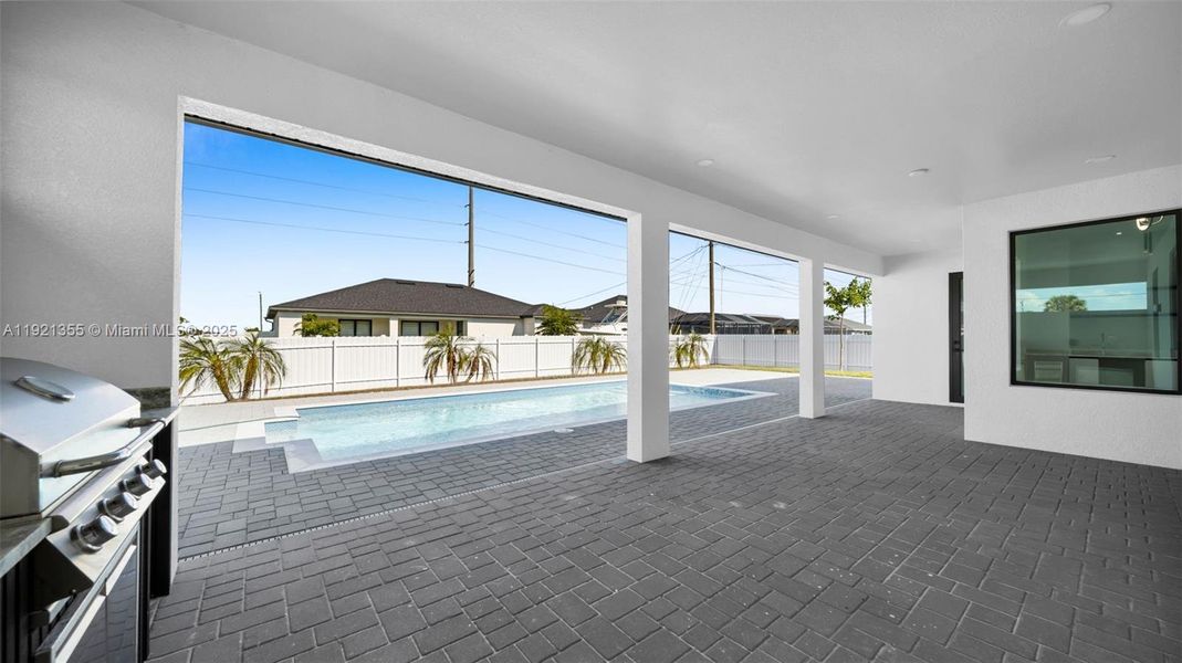 Exterior details and patio area of a home in , Cape Coral (Image 29).