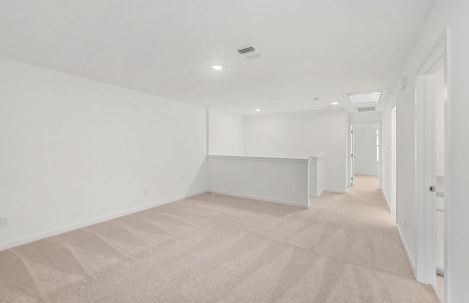 Spacious, unfurnished interior of a new home in Monarch on Main, Round Rock (Image 33). Spacious, unfurnished interior of a new home in Monarch on Main, Round Rock (Image 33).