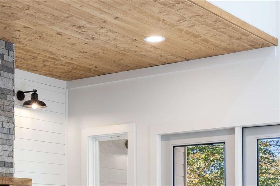 Exterior details and patio area of a home in , Cornelia (Image 4). Exterior details and patio area of a home in , Cornelia (Image 4).