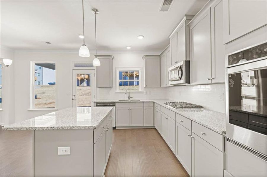 Furnished interior view inside a new home in Westland, Bogart (Image 11). Furnished interior view inside a new home in Westland, Bogart (Image 11).