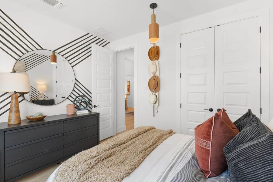 Furnished interior view inside a new home in Highland Village, Georgetown (Image 78). Furnished interior view inside a new home in Highland Village, Georgetown (Image 78).