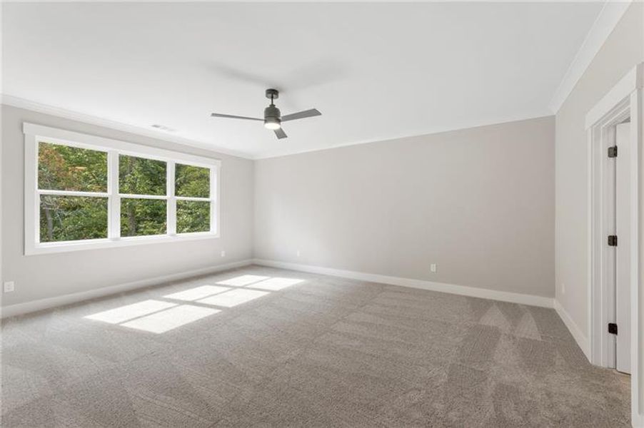 Spacious, unfurnished interior of a new home in Arden on Lanier, Cumming (Image 23).