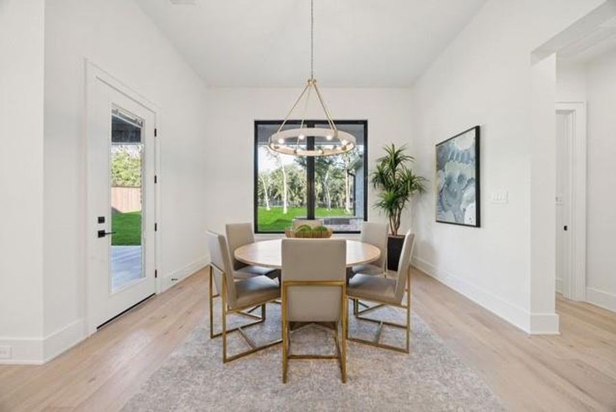 Furnished interior view inside a new home in , Keller (Image 17).