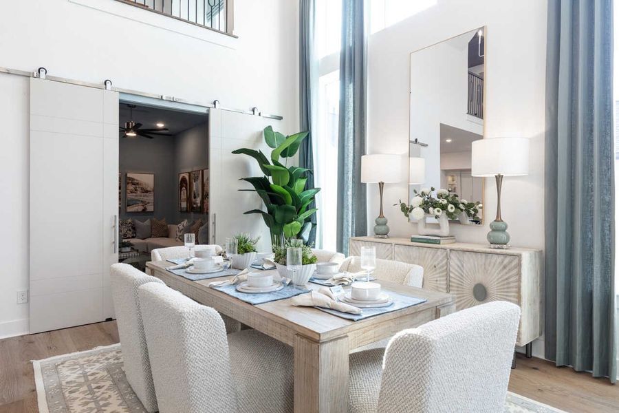 Representative Dining Room - some options shown