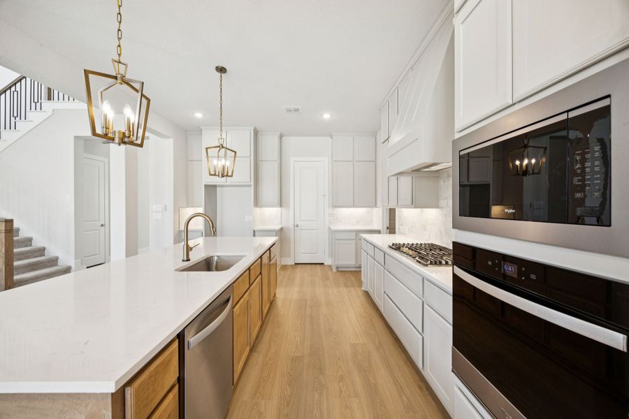 Representative furnished interior of a home built from the Kenai by Centre Living Homes in Painted Tree Lakeside, McKinney (Image 10).