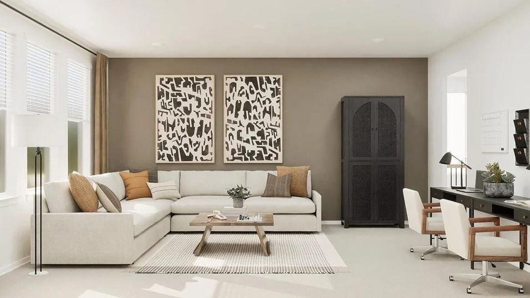 Furnished interior view inside a new home in Cotton Brook, Hutto (Image 21).