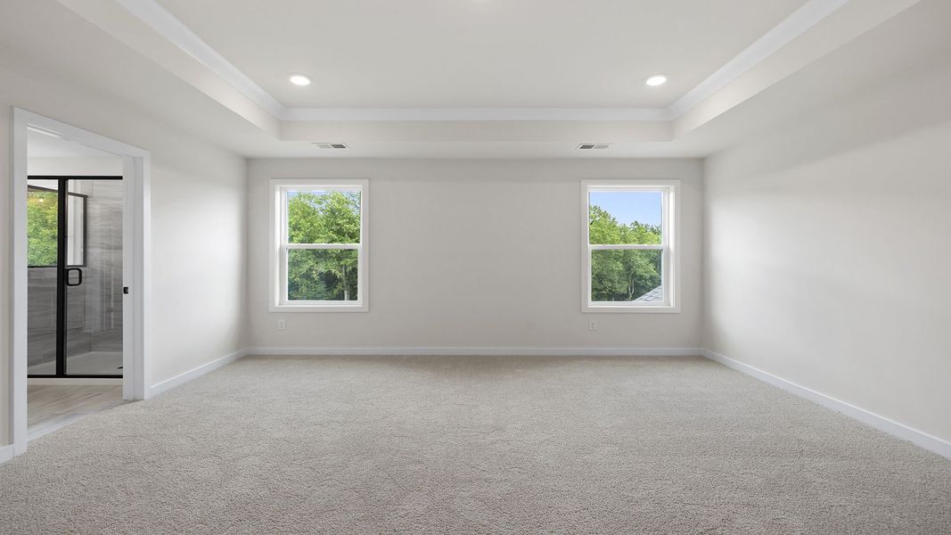 Spacious, unfurnished interior of a new home in Sunset Summits, Spartanburg (Image 31). Spacious, unfurnished interior of a new home in Sunset Summits, Spartanburg (Image 31).