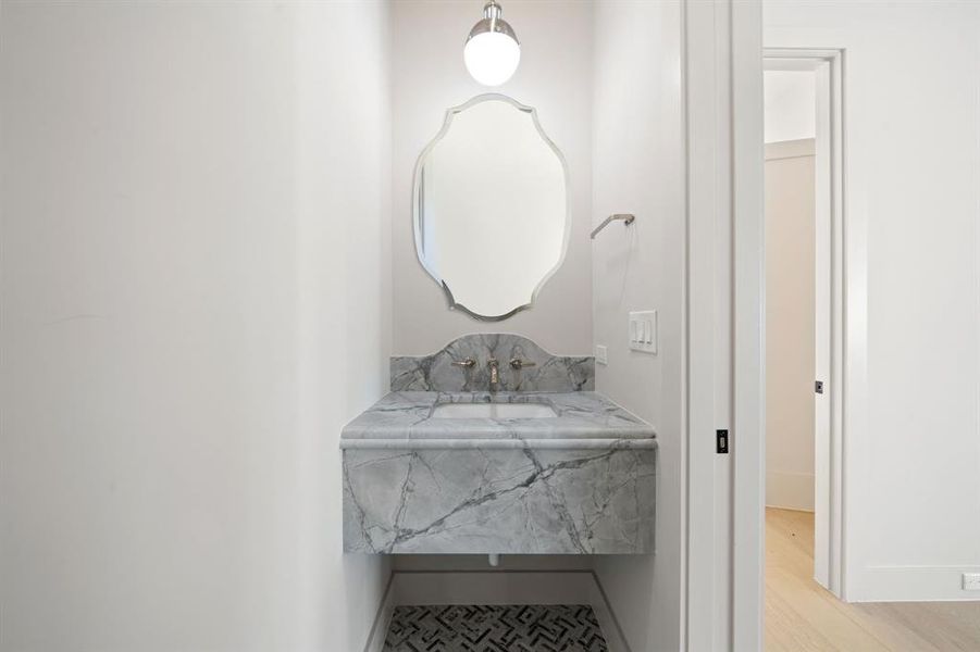 Furnished interior view inside a new home in , Dallas (Image 29).