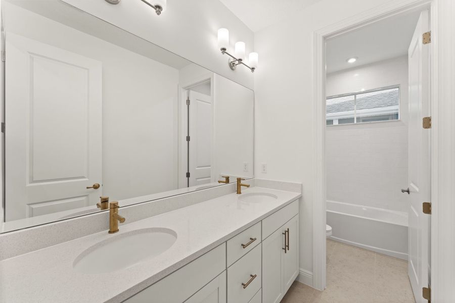 Representative furnished interior of a home built from the Amelia by Mattamy Homes in Newfield, Palm City (Image 9).