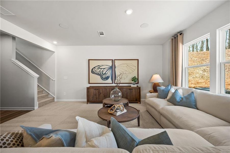 Furnished interior view inside a new home in , Gainesville (Image 7).