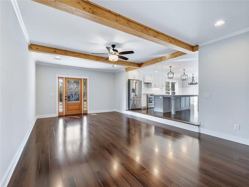 Furnished interior view inside a new home in , Buford (Image 4).