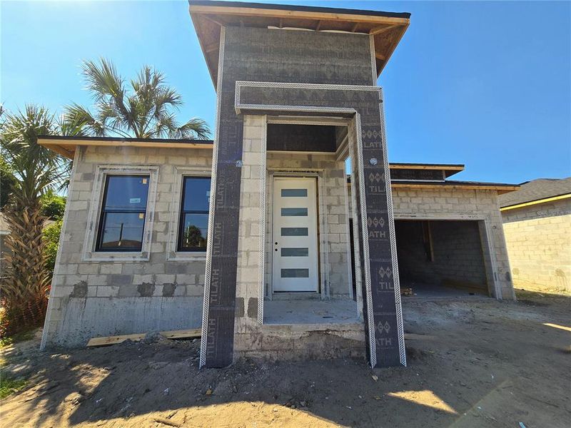 In-progress construction of a new home in , Tampa, FL (Image 49).