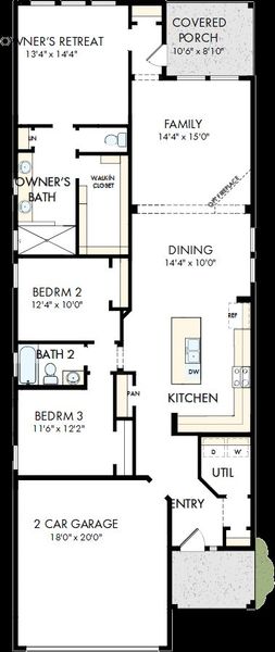 2D floor plan layout of this home in South Brook, Leander, TX (Image 2). 2D floor plan layout of this home in South Brook, Leander, TX (Image 2).