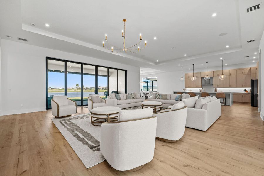 Furnished interior view inside a new home in , Port St. Lucie (Image 11).