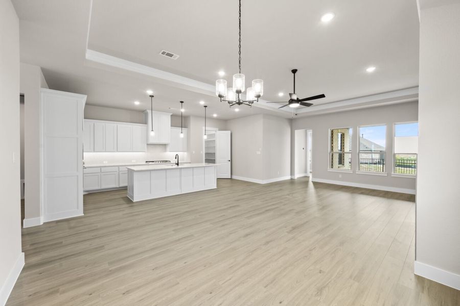 Spacious, unfurnished interior of a new home in Ladera at Timberbrook, Justin (Image 20). Spacious, unfurnished interior of a new home in Ladera at Timberbrook, Justin (Image 20).