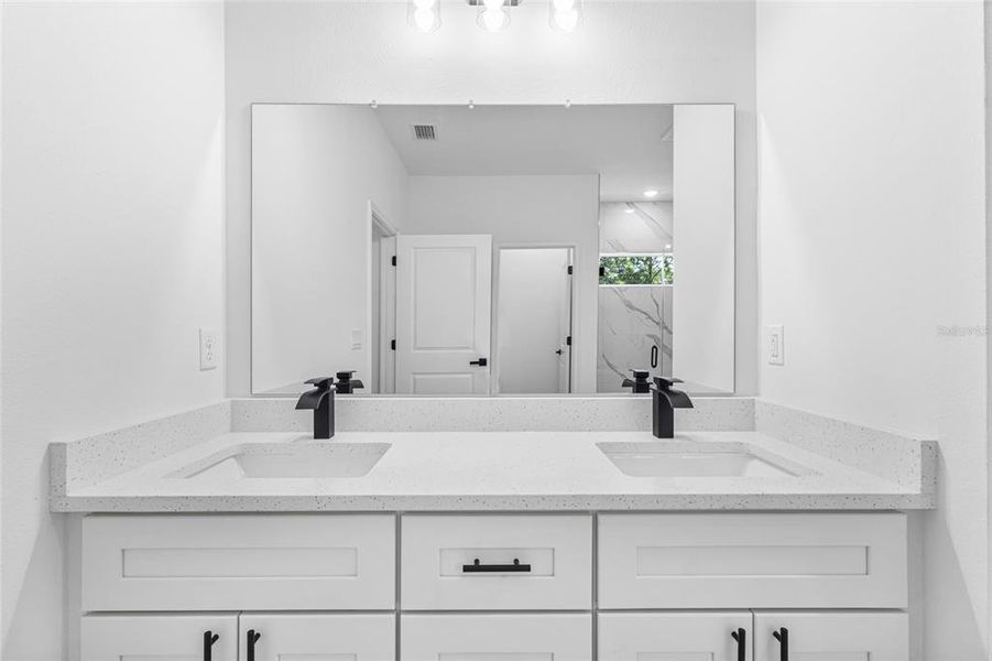 Master Bath - Two Sink Vanity