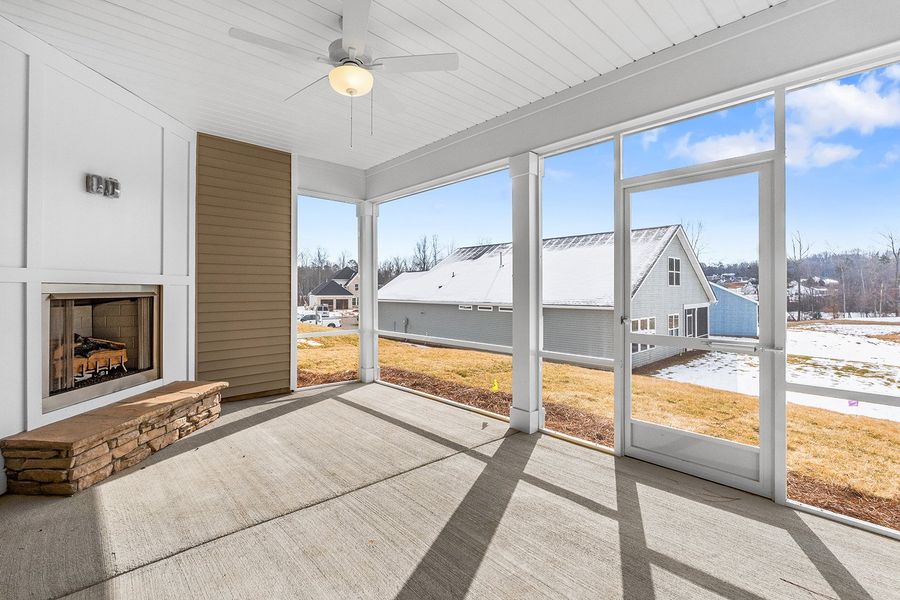 Exterior details and patio area of a home in Brayden, Advance (Image 3).