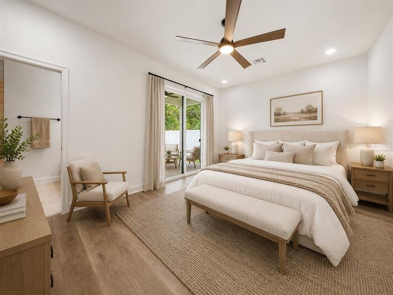 Furnished interior view inside a new home in , Eustis (Image 7).