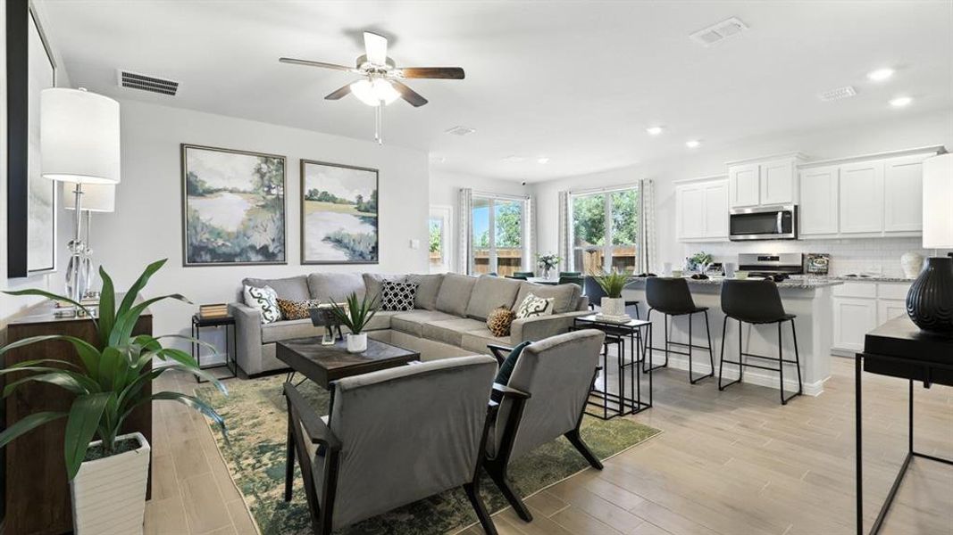 Furnished interior view inside a new home in Vista Point, Grandview (Image 17).