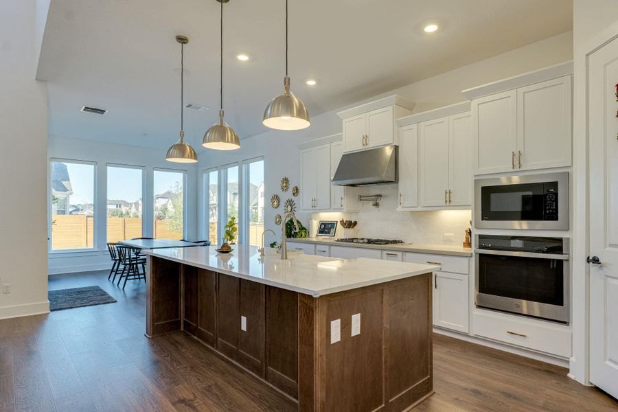 Furnished interior view inside a new home in , Leander (Image 15).