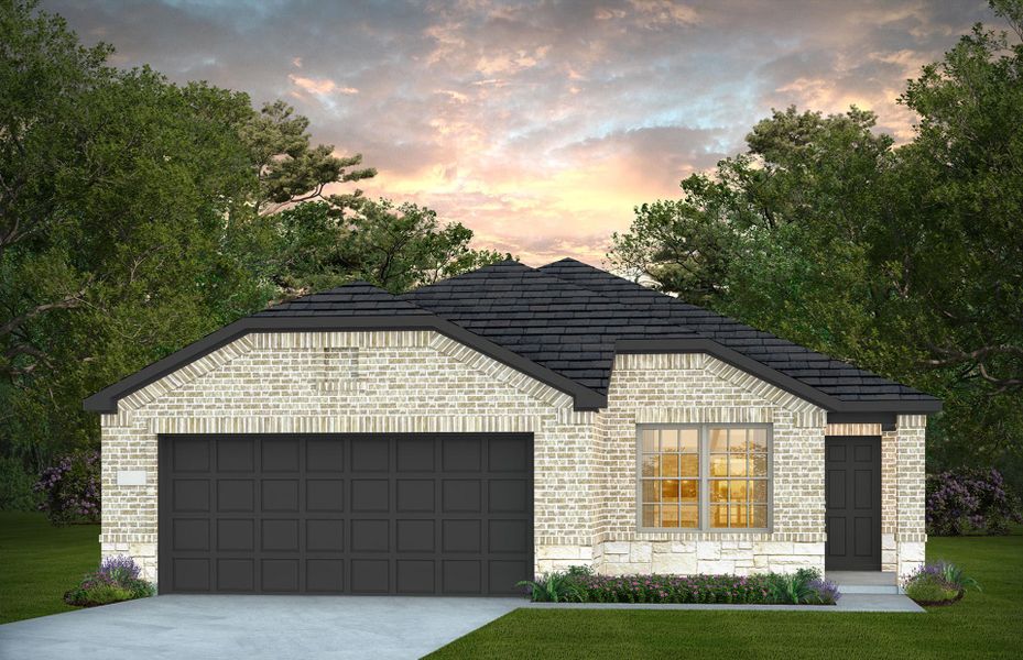 Representative exterior photo of a completed home built from the Chatfield by Pulte Homes in River Ranch, Dayton, TX (Image 2). Representative exterior photo of a completed home built from the Chatfield by Pulte Homes in River Ranch, Dayton, TX (Image 2).