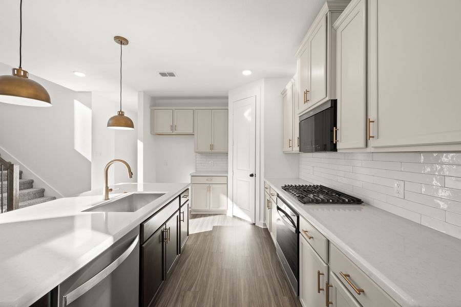 Furnished interior view inside a new home in Treeline, Justin (Image 9).