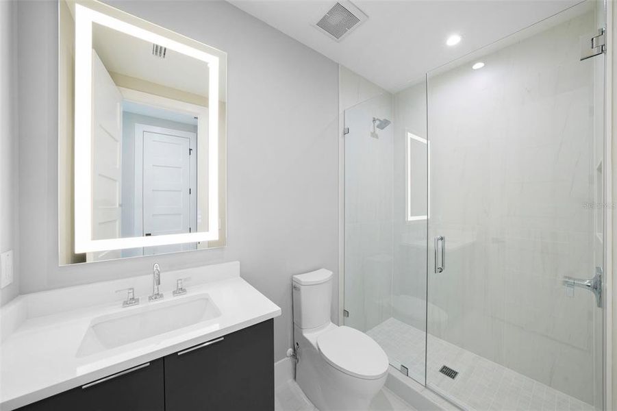 Furnished interior view inside a new home in , Tampa (Image 18).