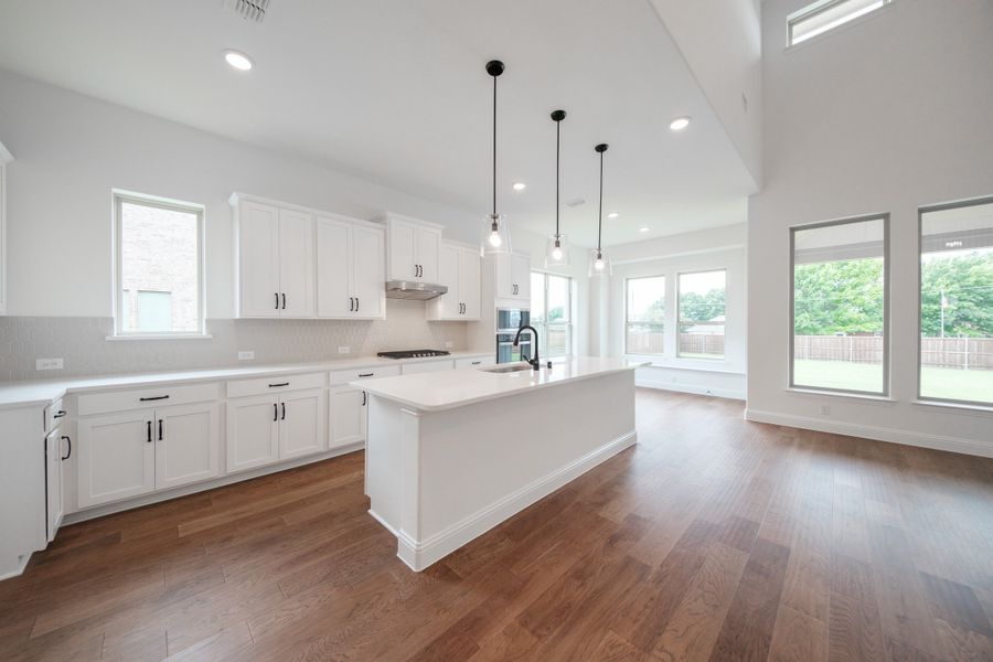 Furnished interior view inside a new home in Lovers Landing, Forney (Image 6).