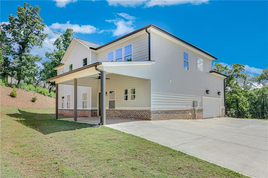 Front exterior of a new home in , Gainesville, GA, highlighting curb appeal (Image 29).
