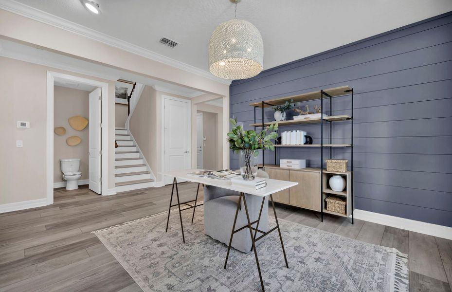 Representative furnished interior of a home built from the Yorkshire by Pulte Homes in Seminole Palms, Palm Coast (Image 16).