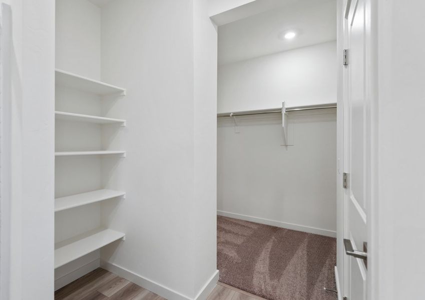 This floor plan has ample storage space for all of your belongings.