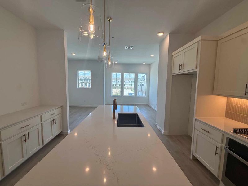 Kitchen Construction Progress featuring the Sapphire Collection