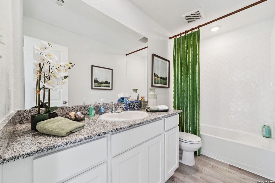 Furnished interior view inside a new home in Red Hawk Landing, San Antonio (Image 21).