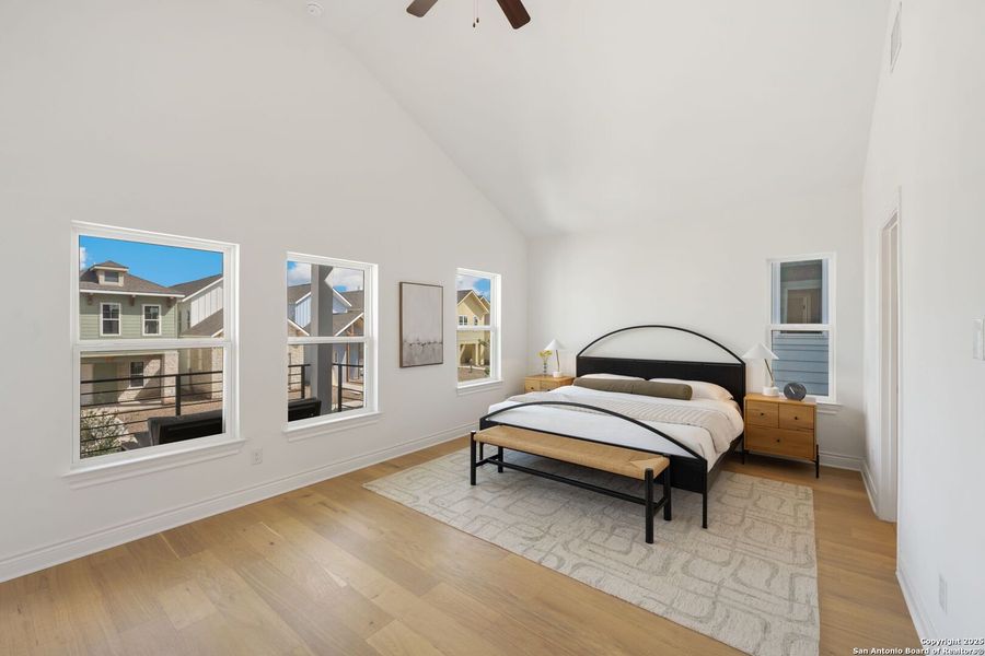 Furnished interior view inside a new home in Town Creek, New Braunfels (Image 8).