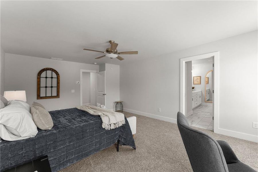 Furnished interior view inside a new home in , Dawsonville (Image 11).