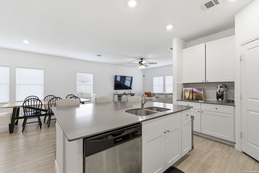 Furnished interior view inside a new home in , Converse (Image 36).