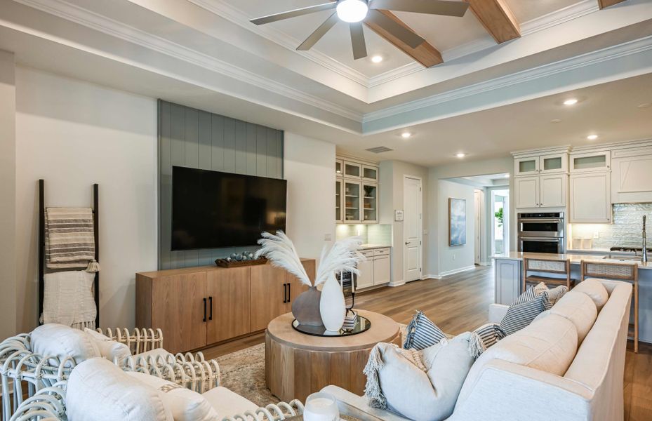 Representative furnished interior of a home built from the Mahogany Grand by Pulte Homes in Vida's Way, Wesley Chapel (Image 11). Representative furnished interior of a home built from the Mahogany Grand by Pulte Homes in Vida's Way, Wesley Chapel (Image 11).