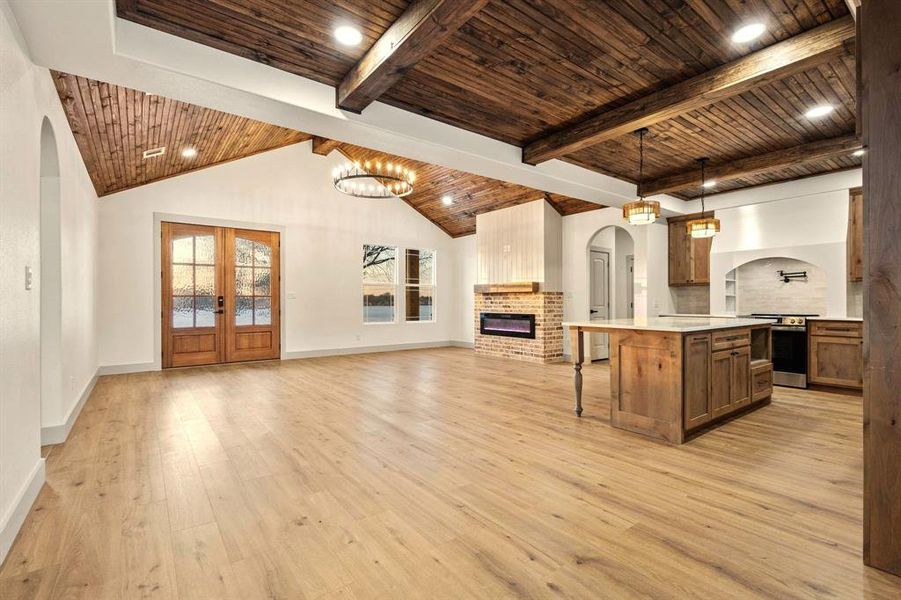 Furnished interior view inside a new home in , Bonham (Image 15).