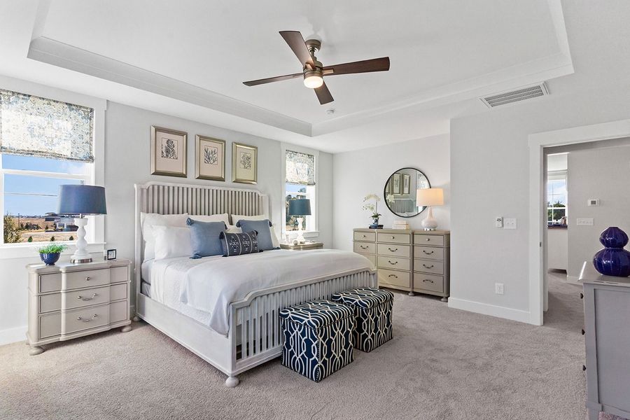 Representative furnished interior of a home built from the The Hampton by RobuckHomes in Baylee Ridge, Selma (Image 13). Representative furnished interior of a home built from the The Hampton by RobuckHomes in Baylee Ridge, Selma (Image 13).