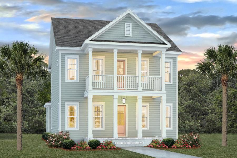 Representative exterior photo of a completed home built from the Barclay by Homes by Dickerson in Nexton, Summerville, SC (Image 2). Representative exterior photo of a completed home built from the Barclay by Homes by Dickerson in Nexton, Summerville, SC (Image 2).
