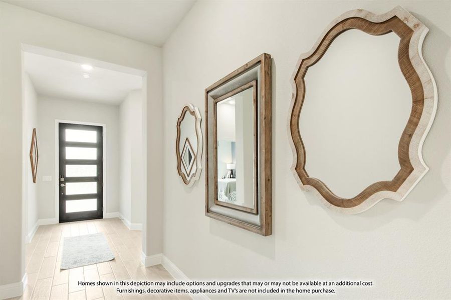 Furnished interior view inside a new home in Timberbrook, Justin (Image 24).