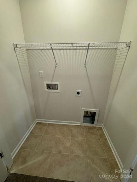 Laundry closet