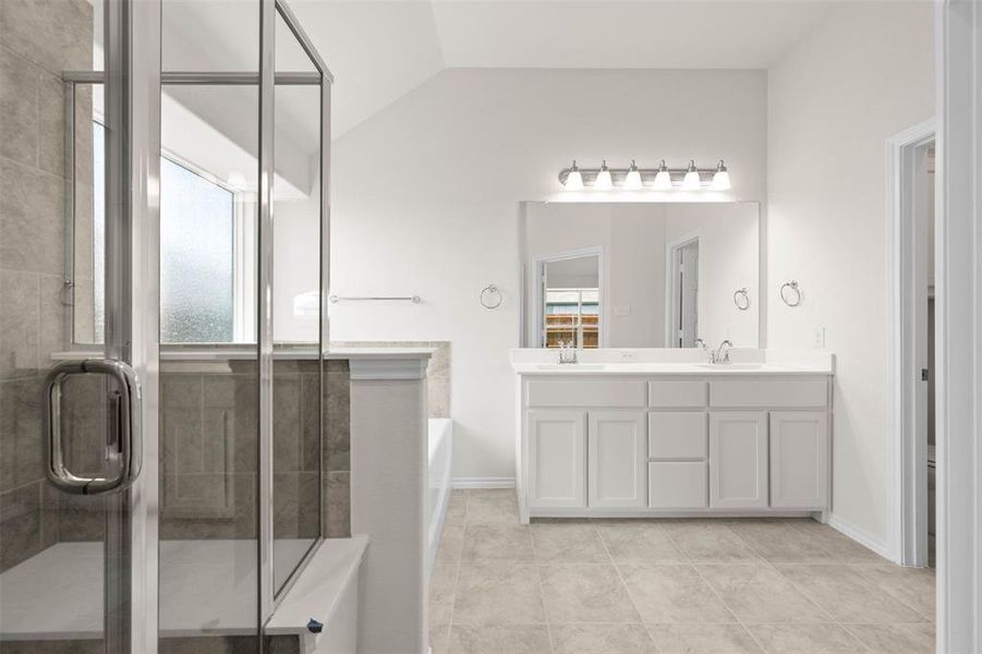 Furnished interior view inside a new home in Summer Crest, Fort Worth (Image 9).