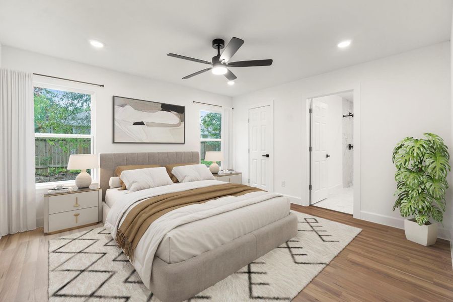 Furnished interior view inside a new home in , Livingston (Image 6).