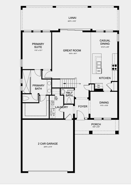 2D floor plan layout for the Bahama by Taylor Morrison in Eave's Bend at Artisan Lakes, Palmetto, FL (Image 6). 2D floor plan layout for the Bahama by Taylor Morrison in Eave's Bend at Artisan Lakes, Palmetto, FL (Image 6).