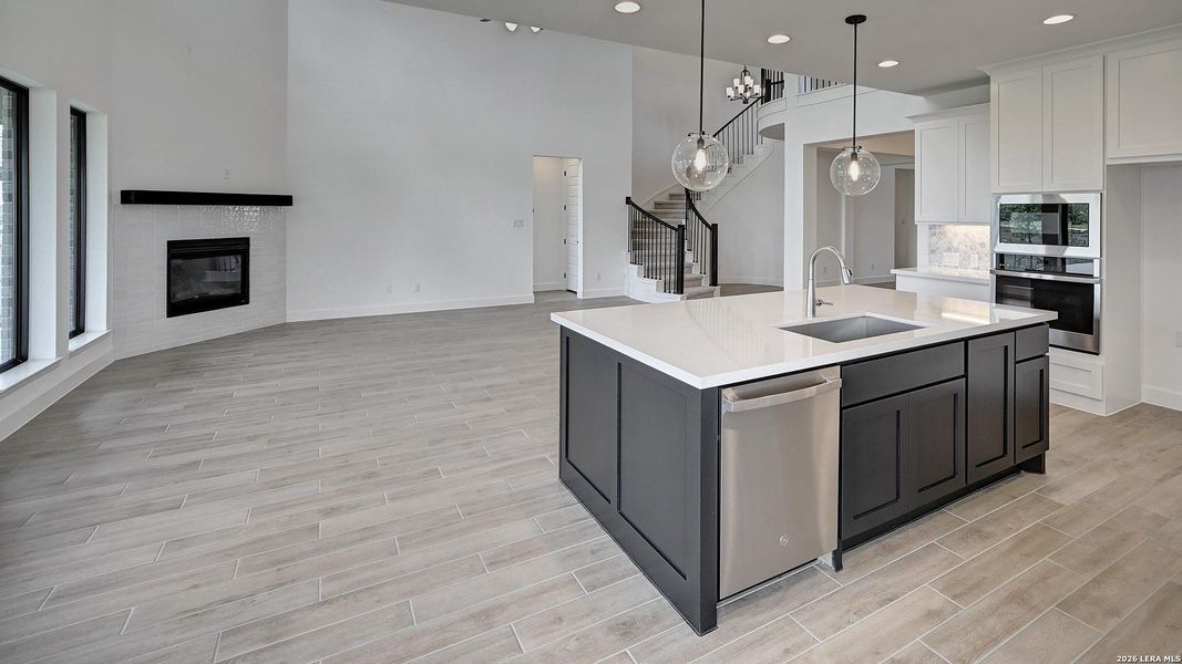 Furnished interior view inside a new home in Haby Hill, San Antonio (Image 8).