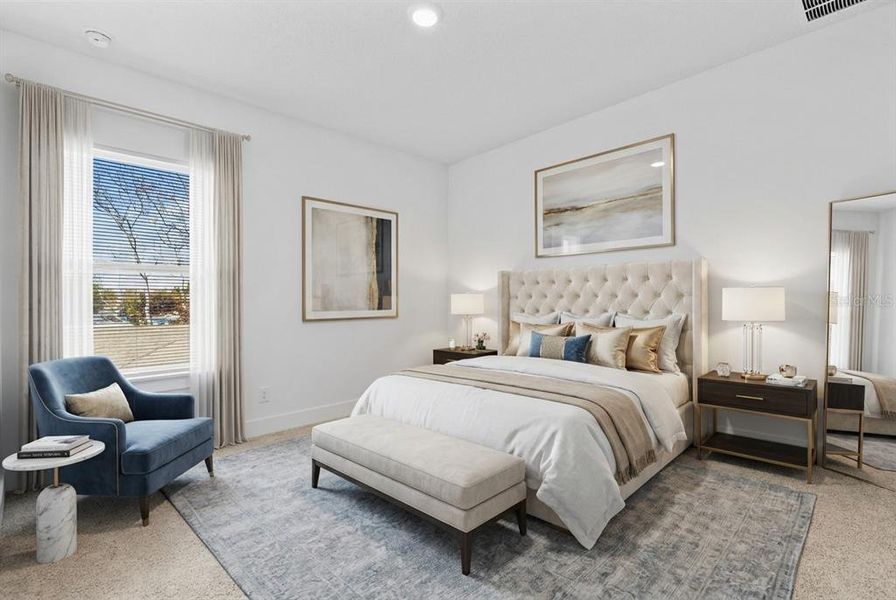 Furnished interior view inside a new home in , Orlando (Image 8).