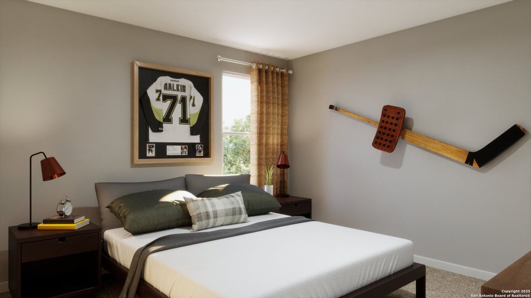 Furnished interior view inside a new home in Applewhite Meadows, San Antonio (Image 24). Furnished interior view inside a new home in Applewhite Meadows, San Antonio (Image 24).